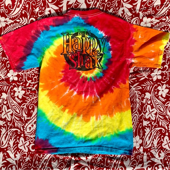 B & L’s Happy Shak Classic Tie Dye Tee 🌈 Gulf Shores, Alabama 🌈 circa 2006 - Picture 8 of 14
